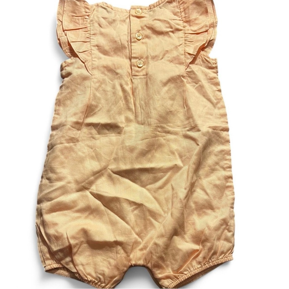 Carter's Orange Ruffled Jumpsuit - Picture 2 of 3